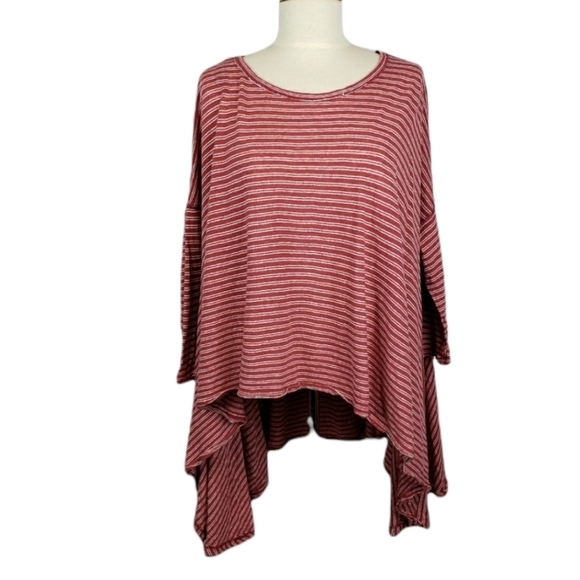 We The Free Free People Oversized Hi Low Hem T Shirt  XS/S - Picture 10 of 10